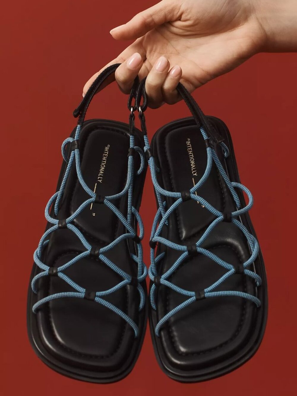 NEW Intentionally Blank Lychee Sandals 8